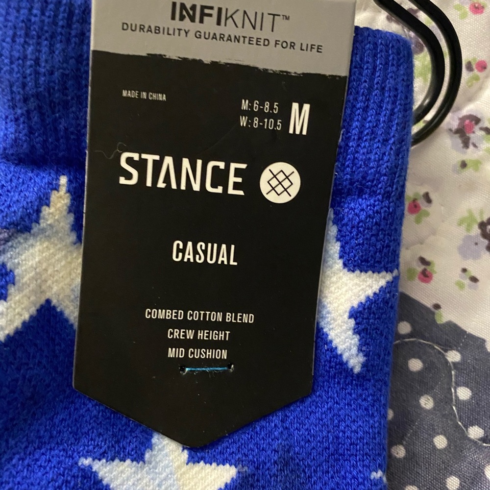 Stance size M red white and blue 🇺🇸🇺🇸 socks ❤️